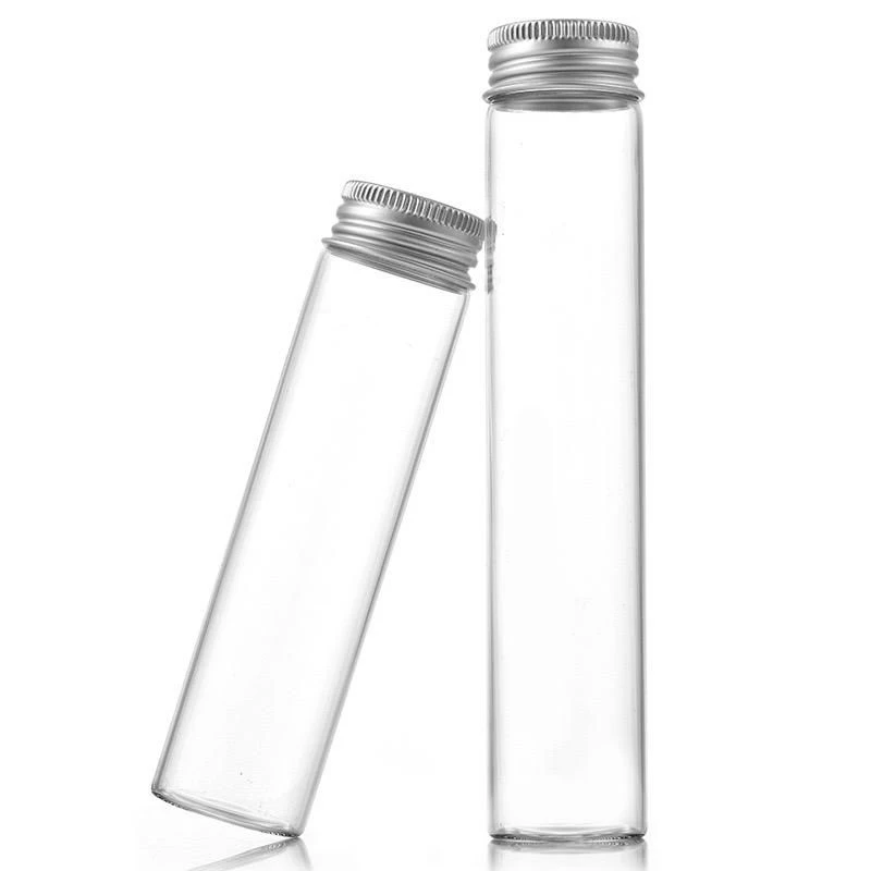 Glass Tube With Screw Cap